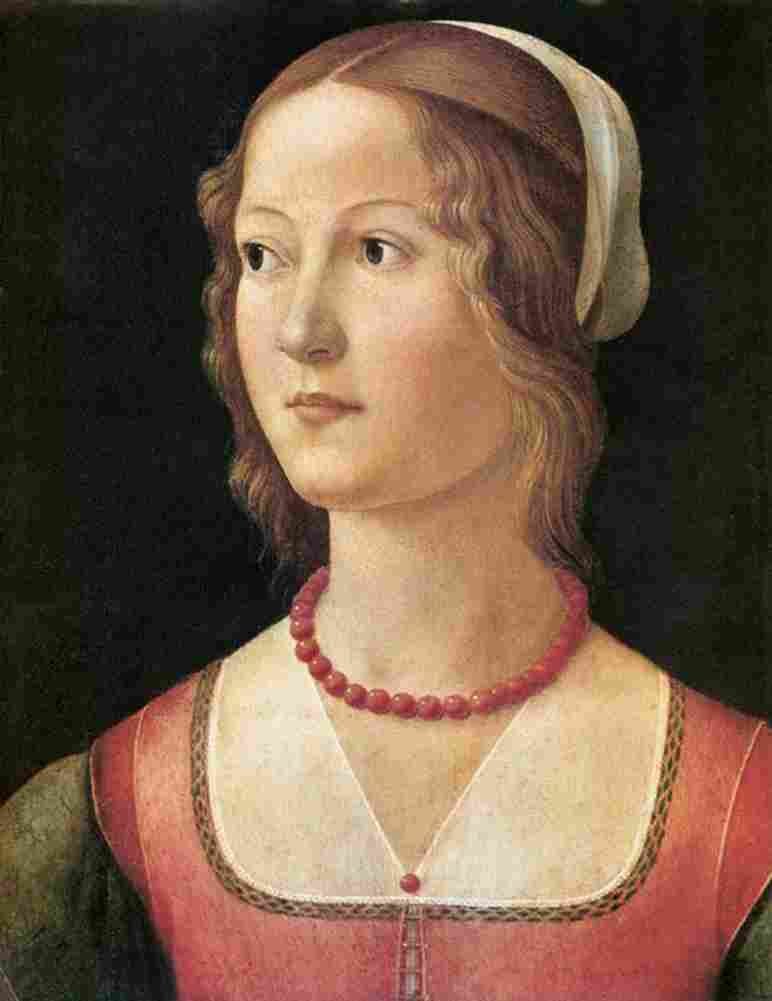 ghirl Portrait of a Young Woman Art A4 Photo Print