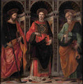 ghirl Saint Stefano with Saints James and Peter Art A4 Photo Print