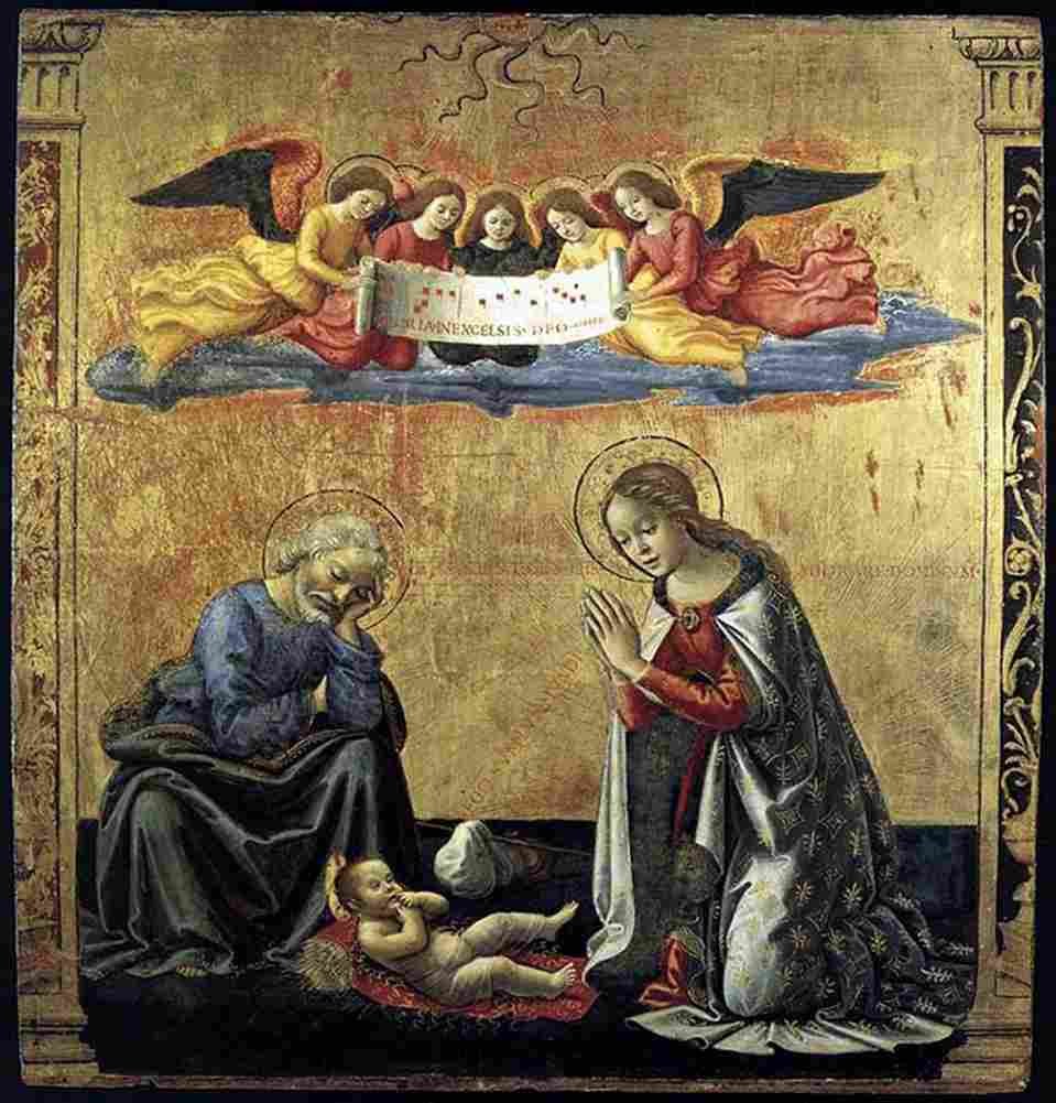 ghirl The Nativity Art A4 Photo Print