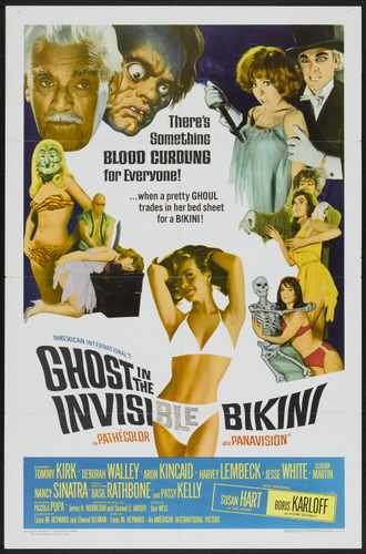 ghost in invisible bikini  01 film star poster A4 Photo Print
