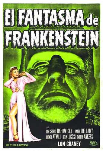 ghost of frankenstein  01 film star poster A4 Photo Print