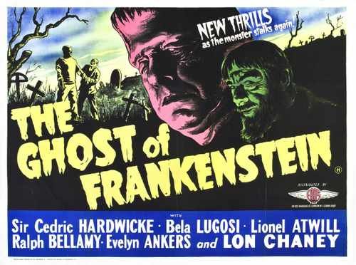 ghost of frankenstein  02 film star poster A4 Photo Print