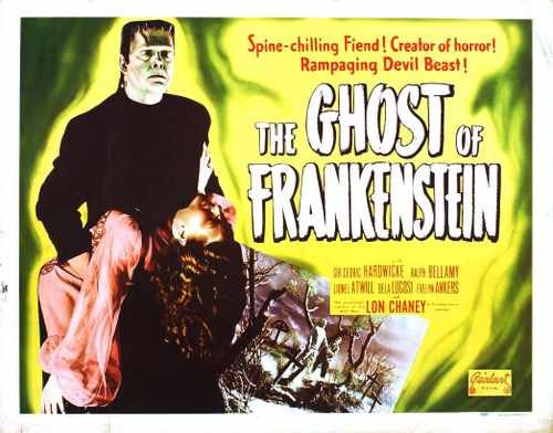 ghost of frankenstein  03 film star poster A4 Photo Print