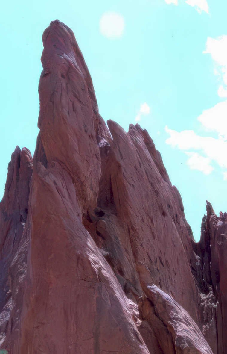 giant sandstone rocks Vintage A4 Photo Print