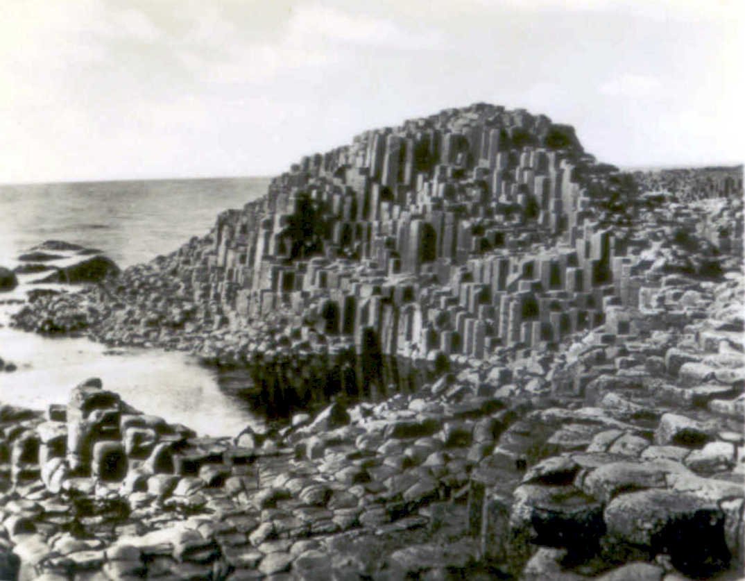 giants causeway 1903Vintage 1880s 1900s A4 Photo Print