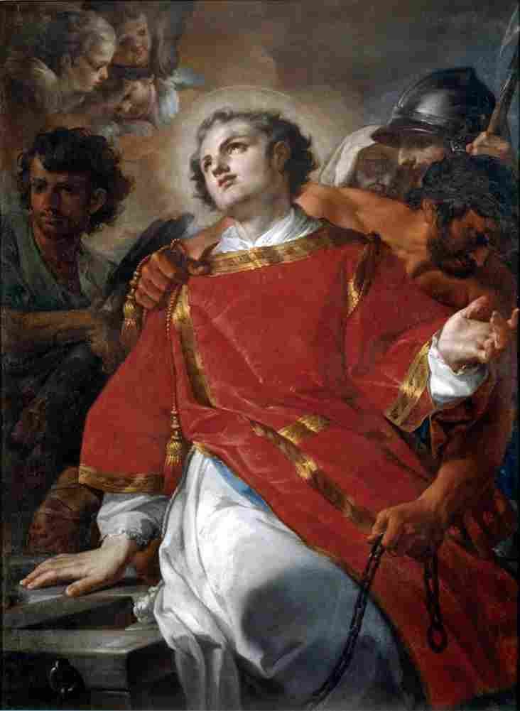 giaquinto martyrdom of saint laurent Art A4 Photo Print