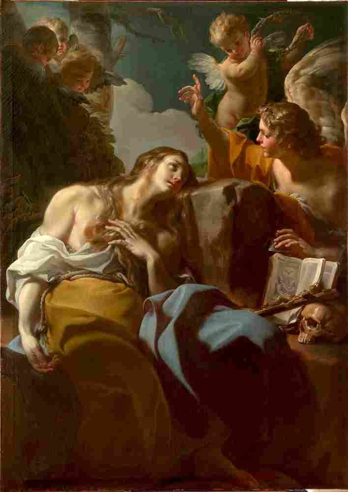 giaquinto penitent magdalen Art A4 Photo Print