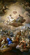 giaquinto the holy trinity Art A4 Photo Print