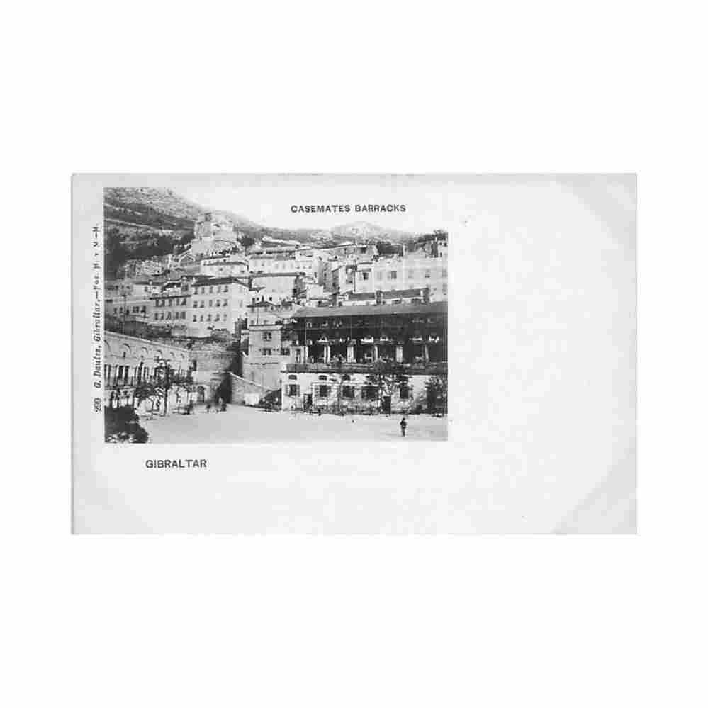 gibraltar casemate barracks published by g dautez hauser y menet 299 Vintage A4 Photo Print