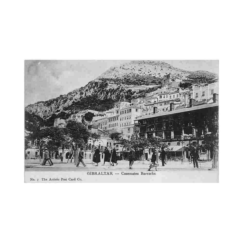 gibraltar casemates barracks published by the artistic post card co 2 Vintage A4 Photo Print