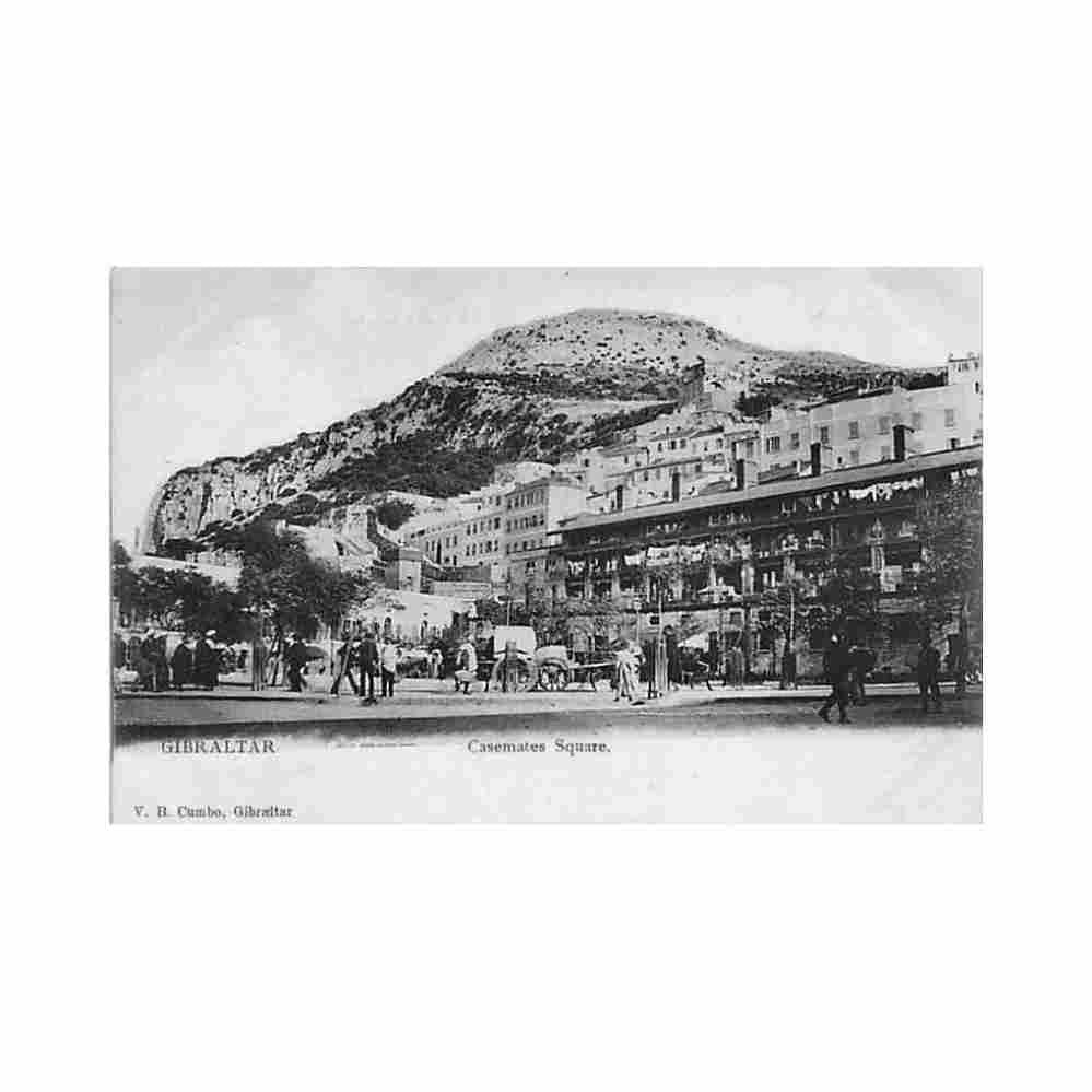 gibraltar casemates square published by v b cumbo Vintage A4 Photo Print
