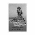 gibraltar greetings from apes the rock ic studio Vintage A4 Photo Print