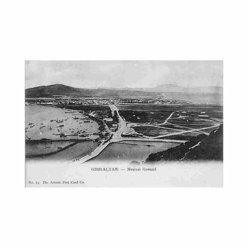 gibraltar neutral ground published by the artistic post card co 24 Vintage A4 Photo Print