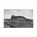 gibraltar rock from punta mala v b cumbo Vintage A4 Photo Print
