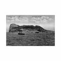 gibraltar rock from the bay published by v b cumbo postally used in spain Vintage A4 Photo Print