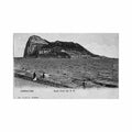 gibraltar rock from the n w published by v j c 2e Vintage A4 Photo Print