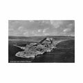 gibraltar south east view of rock the rock ic studio Vintage A4 Photo Print