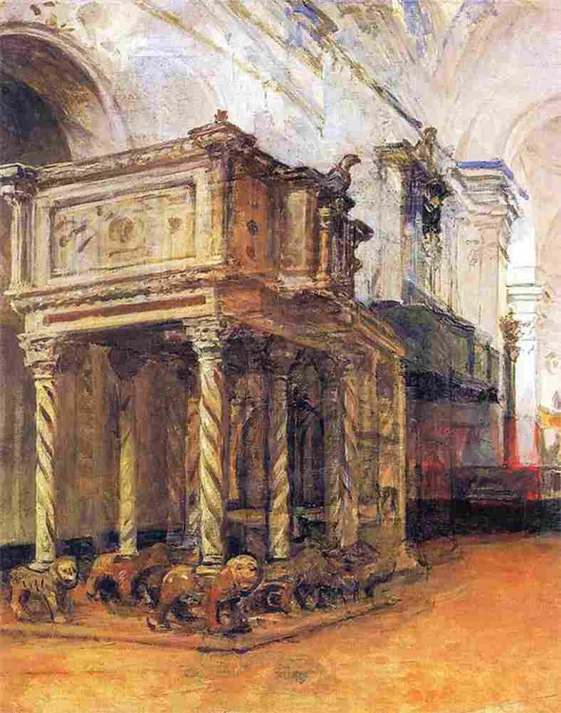gier Pulpit in Ravello Art A4 Photo Print