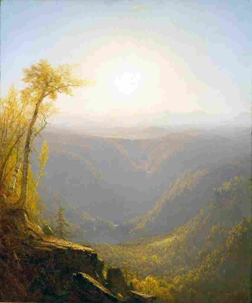 gifford a gorge in the mountains Art A4 Photo Print