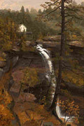 gifford kauterskill falls Art A4 Photo Print
