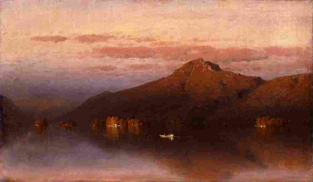 gifford whiteface mountain from lake placid Art A4 Photo Print