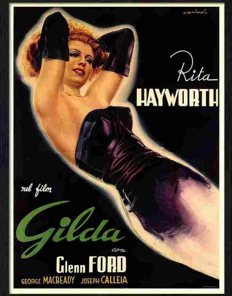 gilda italian movie poster Advert A4 Photo Print