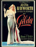 gilda rita hayworth movie poster Advert A4 Photo Print