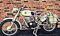gilera 124 motorbike A4 Photo Print
