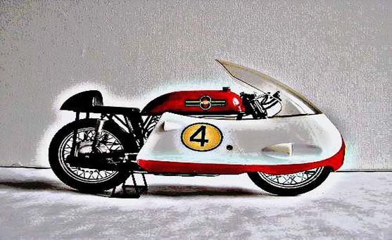 gilera 500cc motorbike A4 Photo Print