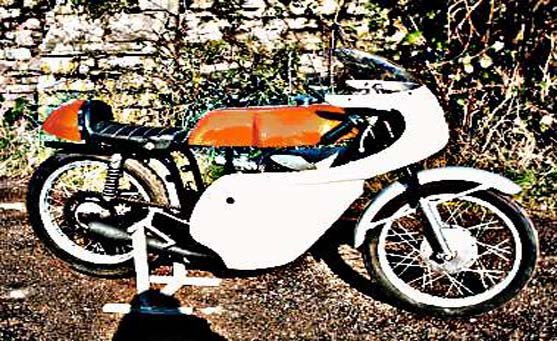 gilera six day special motorbike A4 Photo Print