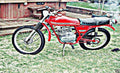 gilera trail 50 motorbike A4 Photo Print