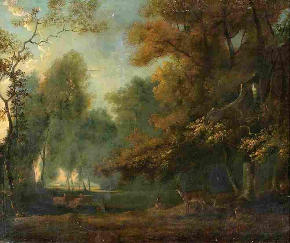 gilpin A Deer in a Forest Art A4 Photo Print