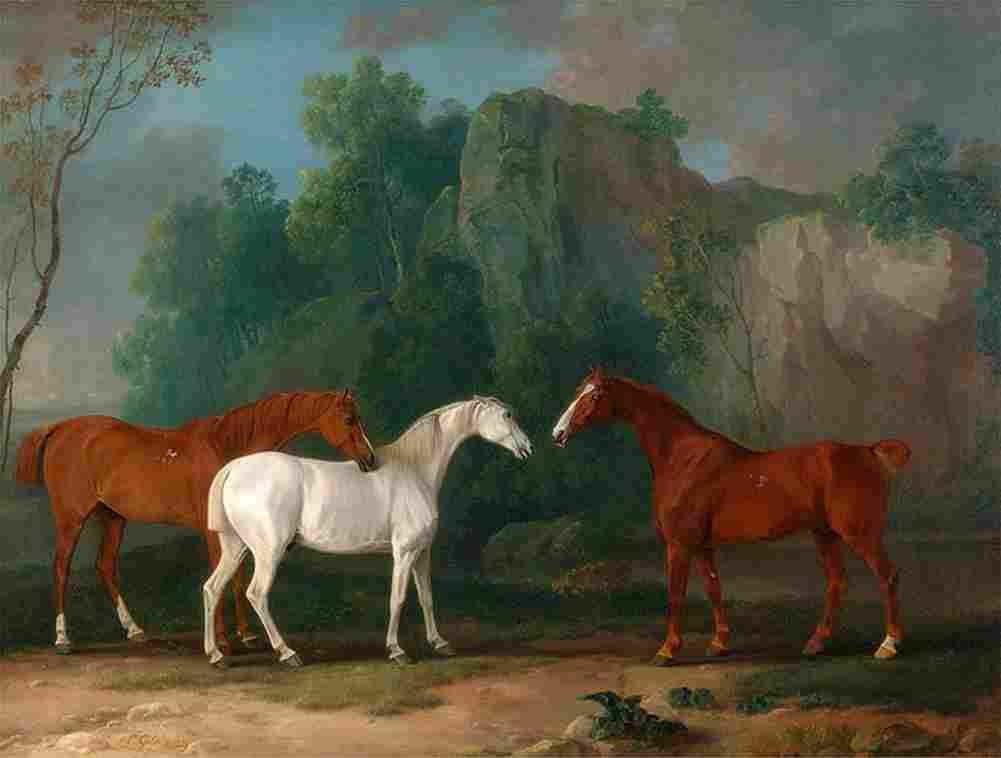 gilpin Three Hunters in a Rocky Landscape Art A4 Photo Print