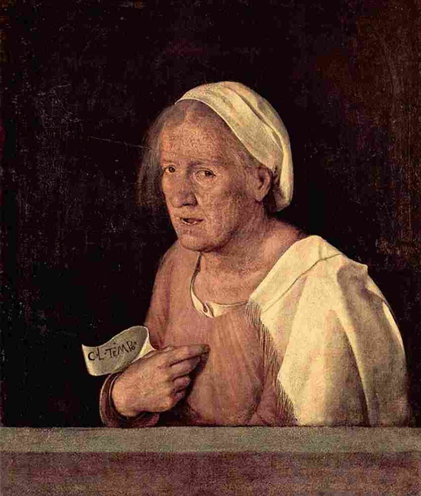 gior Old Woman Art A4 Photo Print