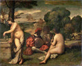gior Pastoral Concert Art A4 Photo Print
