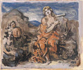 giorgio de chirico apollo sullelicona Art A4 Photo Print
