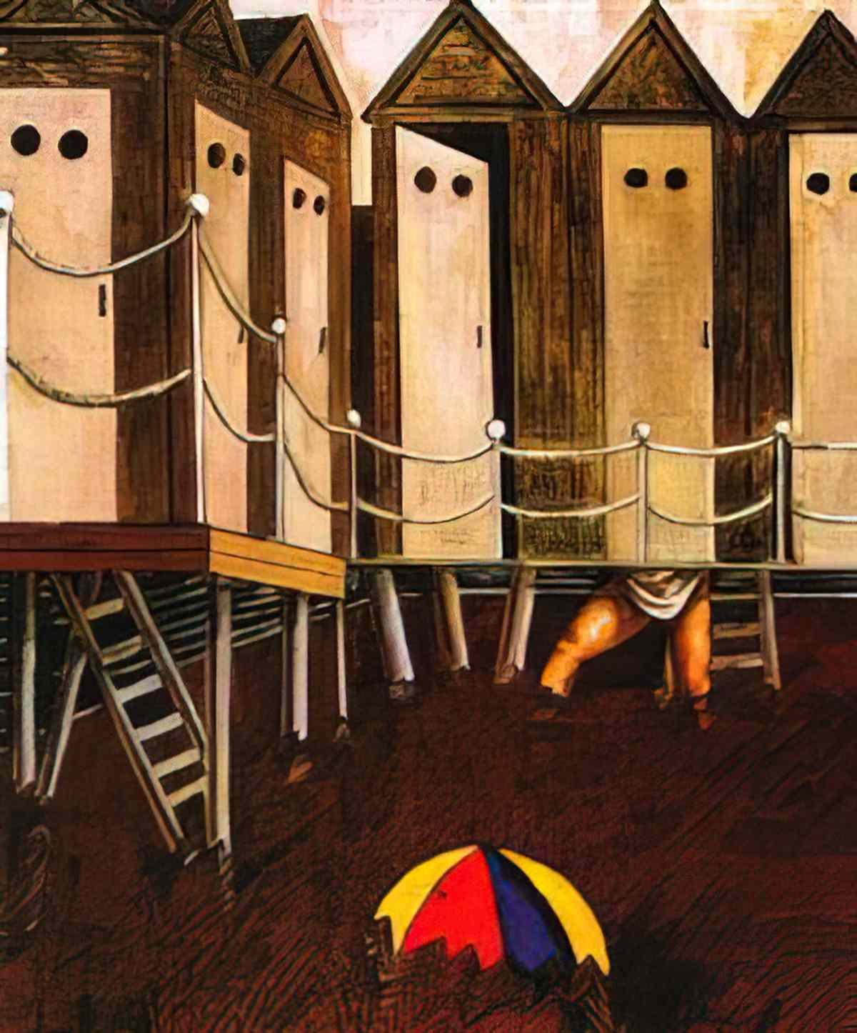 giorgio de chirico bagni misteriosi Art A4 Photo Print