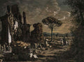 giorgio de chirico cavaliere nelle rovine Art A4 Photo Print