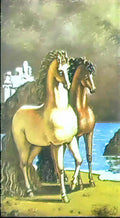 giorgio de chirico achille sulle sponde del mare egeo Art A4 Photo Print