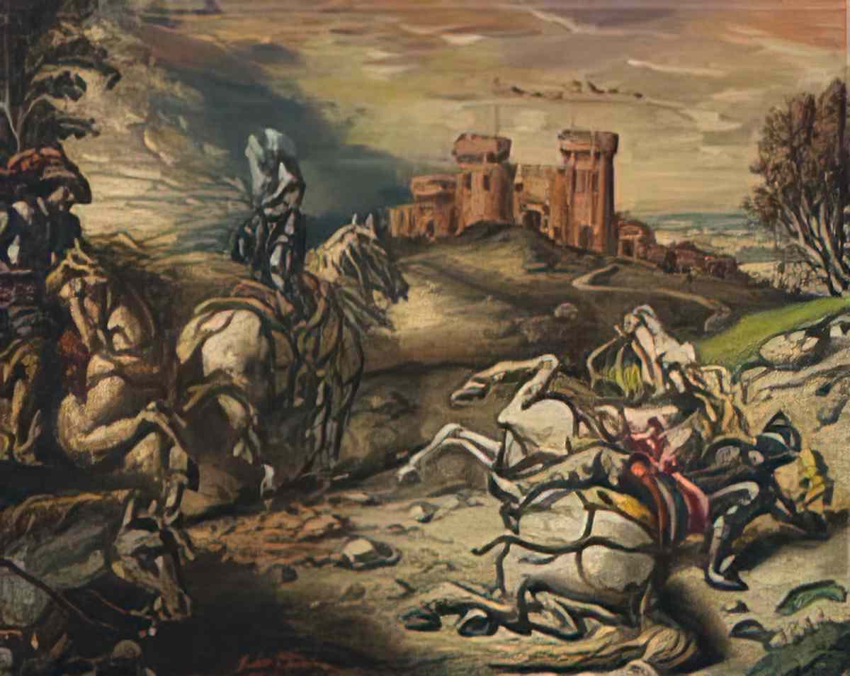 giorgio de chirico autoritratto selbstportrait Art A4 Photo Print