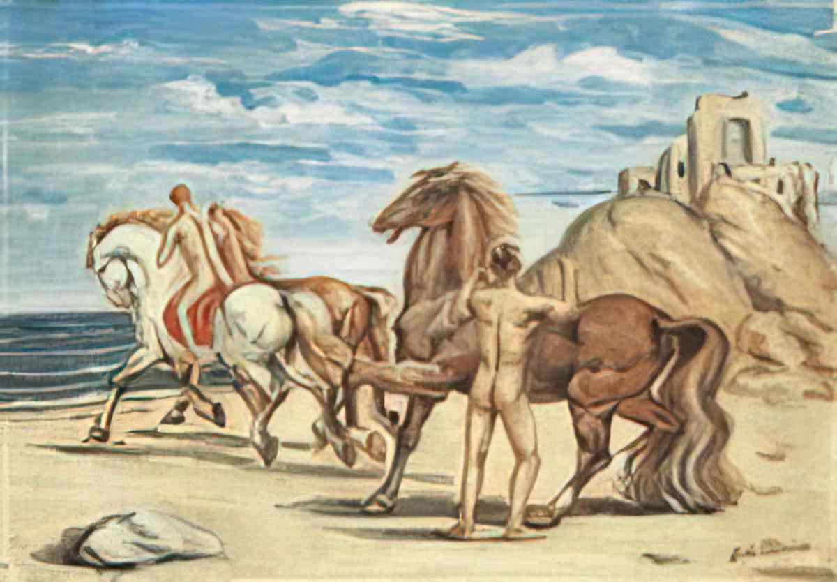giorgio de chirico autoritratto1 Art A4 Photo Print