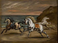 giorgio de chirico cavalli in riva al mare19 Art A4 Photo Print