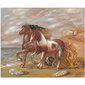 giorgio de chirico cavalli in riva al mare20 Art A4 Photo Print