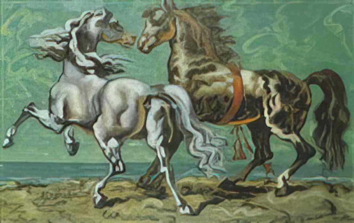giorgio de chirico bagnante Art A4 Photo Print