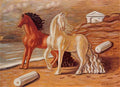 giorgio de chirico cavaliere con manto rosso1 Art A4 Photo Print