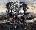 giorgio de chirico cavaliere frigio Art A4 Photo Print