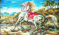 giorgio de chirico cavallino imbizzarrito Art A4 Photo Print
