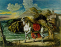 giorgio de chirico cavaliere solitario Art A4 Photo Print