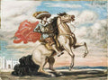 giorgio de chirico cavalli antichi 1965 Art A4 Photo Print