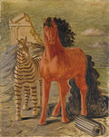 giorgio de chirico cavalli antichi10 Art A4 Photo Print